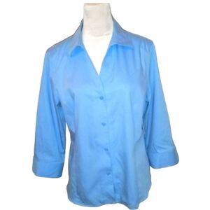 ANNE Klein size L button down  blouse